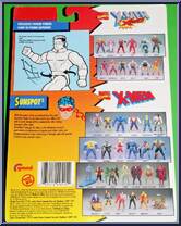 Sunspot from X-Men - X-Force - Series 3 manufactured by Toy Biz [Back]