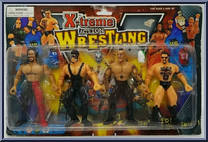 4-Pack #2 from X-treme Action Wrestling - Basic Series manufactured by JPW [Front]