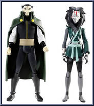 Ra's al Ghul / Cheschire from Young Justice - [4" Scale] manufactured by Mattel [Loose]
