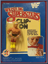 Hulk Hogan (Clip-On) from Zipper Clips - WWF manufactured by HG Toys [Front]