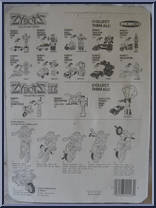 Stunt Cycle from Zybots - Zybots II manufactured by Remco [Back]