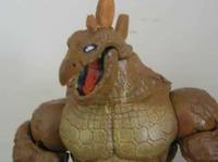 Stegron (Dinasaur Man) Damaged Spiderman (Spider-Man) Custom Action Figure