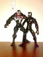 Ultimate Black Spiderman (Spider-Man) Custom Action Figure
