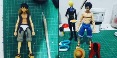 Monkey D. Luffy Figma (One Piece) Custom Action Figure