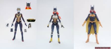 Batgirl (Batman) Custom Action Figure [Batgirl custom action figure before and after]