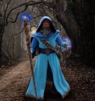 Pallando, The Blue Wizard (Lord of the Rings) Custom Action Figure