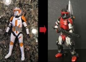 Stormtrooper THK-138 original design (Star Wars) Custom Action Figure