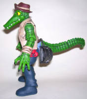Leatherhead (NECA '87 Cartoon Style) (Teenage Mutant Ninja Turtles) Custom Action Figure [Be sure to get my good side, and ALL of my tail . . . .]