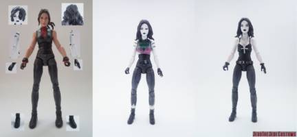 Death of the Endless (Sandman) Custom Action Figure [Death custom action figure before and after]
