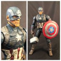 Worthy Captain America (Endgame Finale Battle) (Marvel Legends) Custom Action Figure