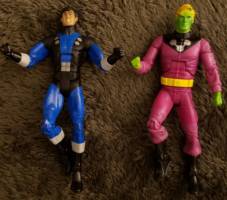 Brainiac 5 and Cosmic boy, legion of superheroes (DC Universe) Custom Action Figure