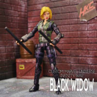 Marvel Universe Black Widow (Infinity War 1/18th scale) (Avengers) Custom Action Figure
