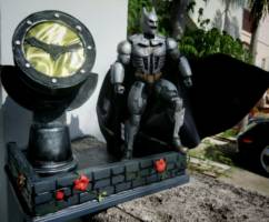 Batman W/ Batsignal Base (Batman) Custom Action Figure