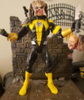 Yellow lantern Predator (yautja of sinestro Corp) (DC Universe) Custom Action Figure