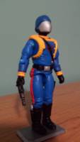 GI JOE Classic Style 3 3/4 inch Cobra Commander (G.I. Joe) Custom Action Figure