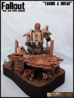 T-45 Power Armour (Fallout) Custom Diorama / Playset