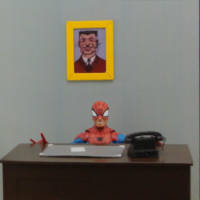Spider-Man's The Daily Bugle Office Desk (Marvel Legends) Custom Diorama / Playset
