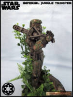 Imperial Jungle Trooper (Star Wars) Custom Diorama / Playset