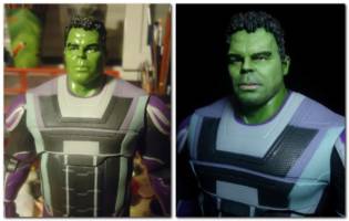 ZD toys Endgame Hulk repaint (Avengers) Custom Action Figure