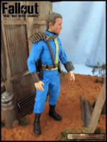 Vault Dweller in leather armour (Fallout) Custom Action Figure
