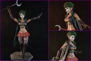 Duela Dent, the Joker's Daughter (Batman) Custom Action Figure