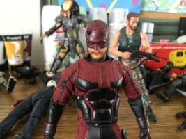 Daredevil Mezco repaint (Marvel Universe) Custom Action Figure