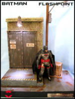 Derelict Warehouse for Flashpoint Batman (Batman) Custom Diorama / Playset
