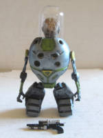 Professor Zombot (Horror) Custom Action Figure [Rear View]