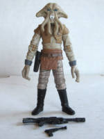 Anto Mislah - Quarren Bounty Hunter (Star Wars) Custom Action Figure [Front View]