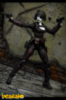 Domino (client concept) (Marvel Universe) Custom Action Figure