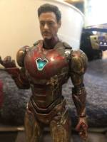 Iron man mark 85 (battle damaged+nano gauntlet) (Iron Man) Custom Action Figure