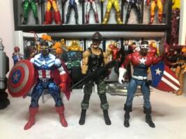 Sam Wilson as Captain America (Captain America) Custom Action Figure