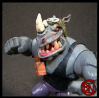 TMNT Rocksteady (Teenage Mutant Ninja Turtles) Custom Action Figure