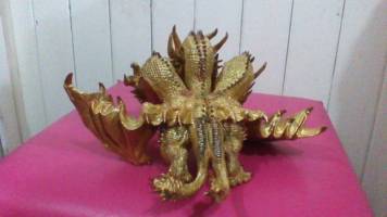 Deforeal Gold King Ghidorah 2019 (Godzilla) Custom Statue / Bust
