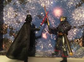 Black Knight with laser sword and jacket (Avengers) Custom Action Figure