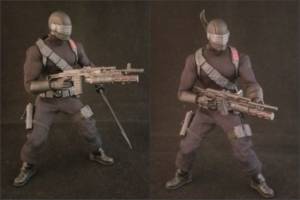 Snake Eyes, Mezco one12 style (G.I. Joe) Custom Action Figure