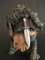 Orc drummer boy, custom of the dungeon master figure by toybiz. (Lord of the Rings) Custom Action Figure