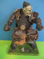 Orc drummer boy, custom of the dungeon master figure by toybiz. (Lord of the Rings) Custom Action Figure