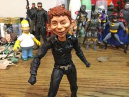 Alfred E Neuman (Mad Magazine) (S.H. Figuarts) Custom Action Figure [Painted and dremeled head]