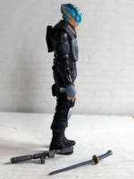 Alnschloss K'Bentayr - Grasia Bounty Hunter – A Star Wars/Star Trek Mashup (Star Trek) Custom Action Figure [Right View]