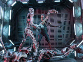 Terminator: Dark Fate Final Battle Carl T-800 (Terminator) Custom Action Figure