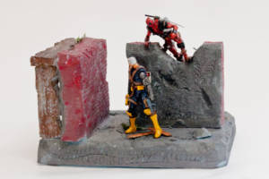 2020 Diorama 03 Acid Rain Alley (Marvel Universe) Custom Diorama / Playset