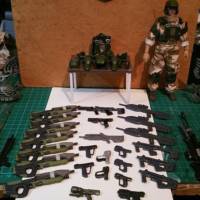 One 12th Scale, U.N.S.C. Gunnery Sgt Blaine (Halo) Custom Action Figure