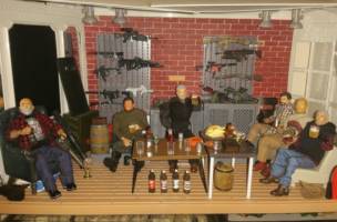 Mezco One 12 MiniMe (Mezco Mez-Itz) Custom Action Figure [CHEERS]
