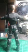 Mezco BLADE Pistols HK USP Match customs (Blade) Custom Other [Rear View of Shoulder Holster Rig]