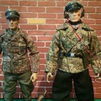 One 12th Scale Mezco WWII Panzer Captain (Battlefield) Custom Action Figure [Comparison]