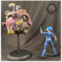 Nurse Vs Covid-19 Virus (Marvel Legends) Custom Action Figure