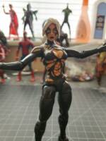 Symbiote Black Cat (Web of Shadows) (Marvel Legends) Custom Action Figure