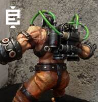 Bane Arkham (Batman - Arkham City) Custom Statue / Bust [Bane Arkham custom figure]