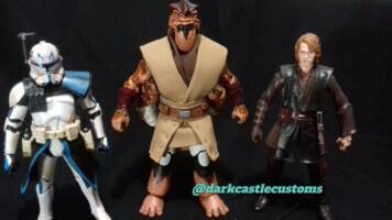 Pong Krell Jedi General Clone Wars (Star Wars Clone Wars) Custom Action Figure